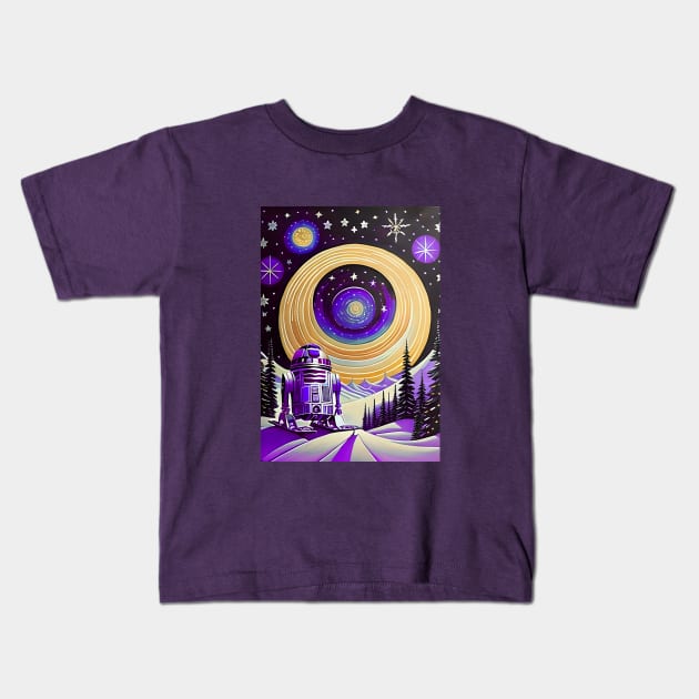 Purple Haze Kids T-Shirt by Rogue Clone